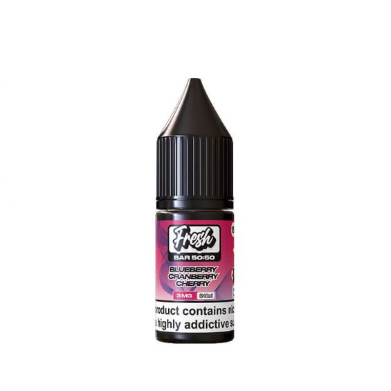 50/50 Blueberry Cranberry Cherry 10ml E-Liquid By Pukka Juice - Oxva Vapes