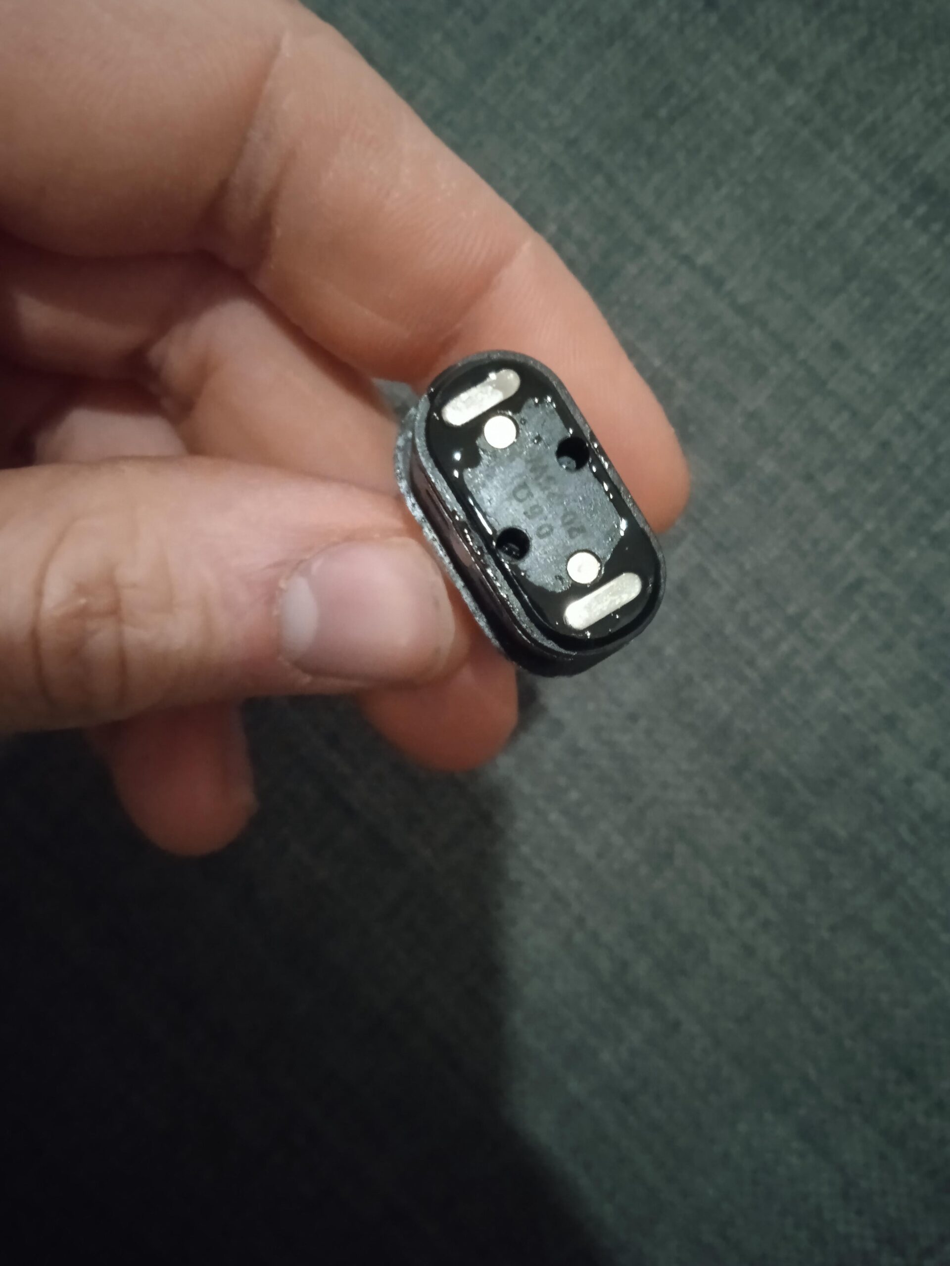 Back of Xlim pod showing wear
