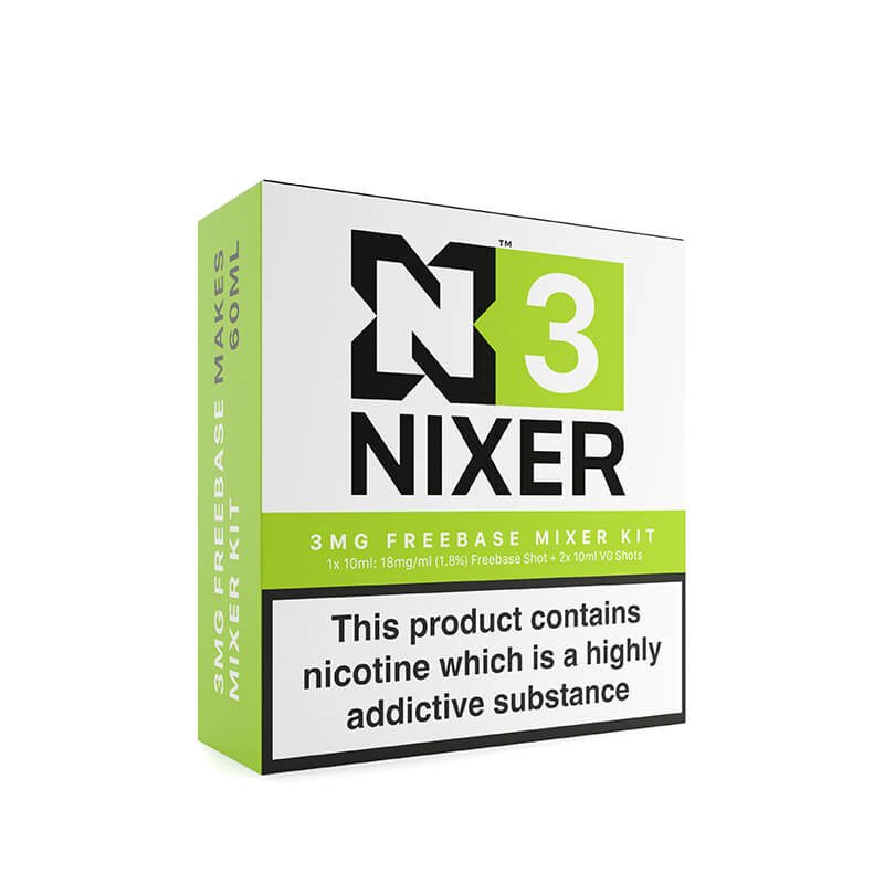 Nixer Freebase 3mg Mixer Kit
