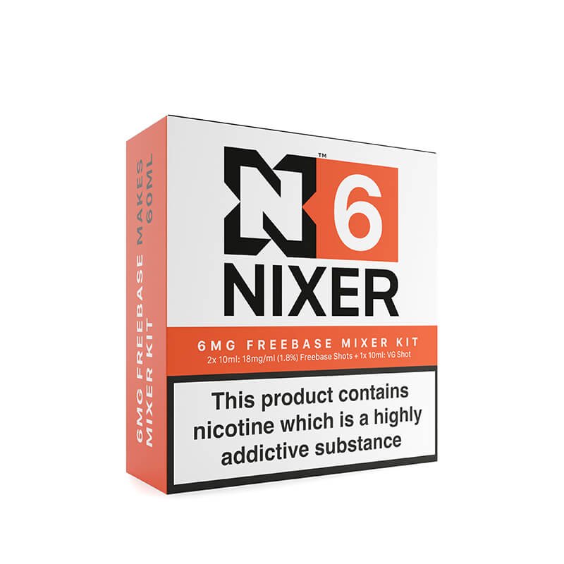 Nixer Freebase 6mg Mixer Kit