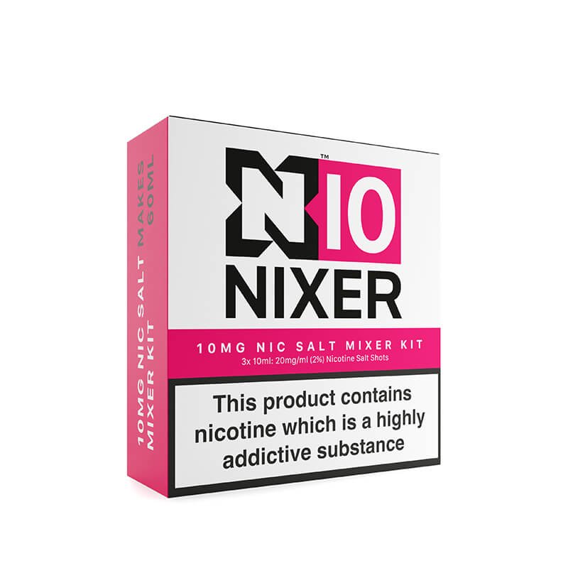 Nixer Nic Salt 10mg Mixer Kit