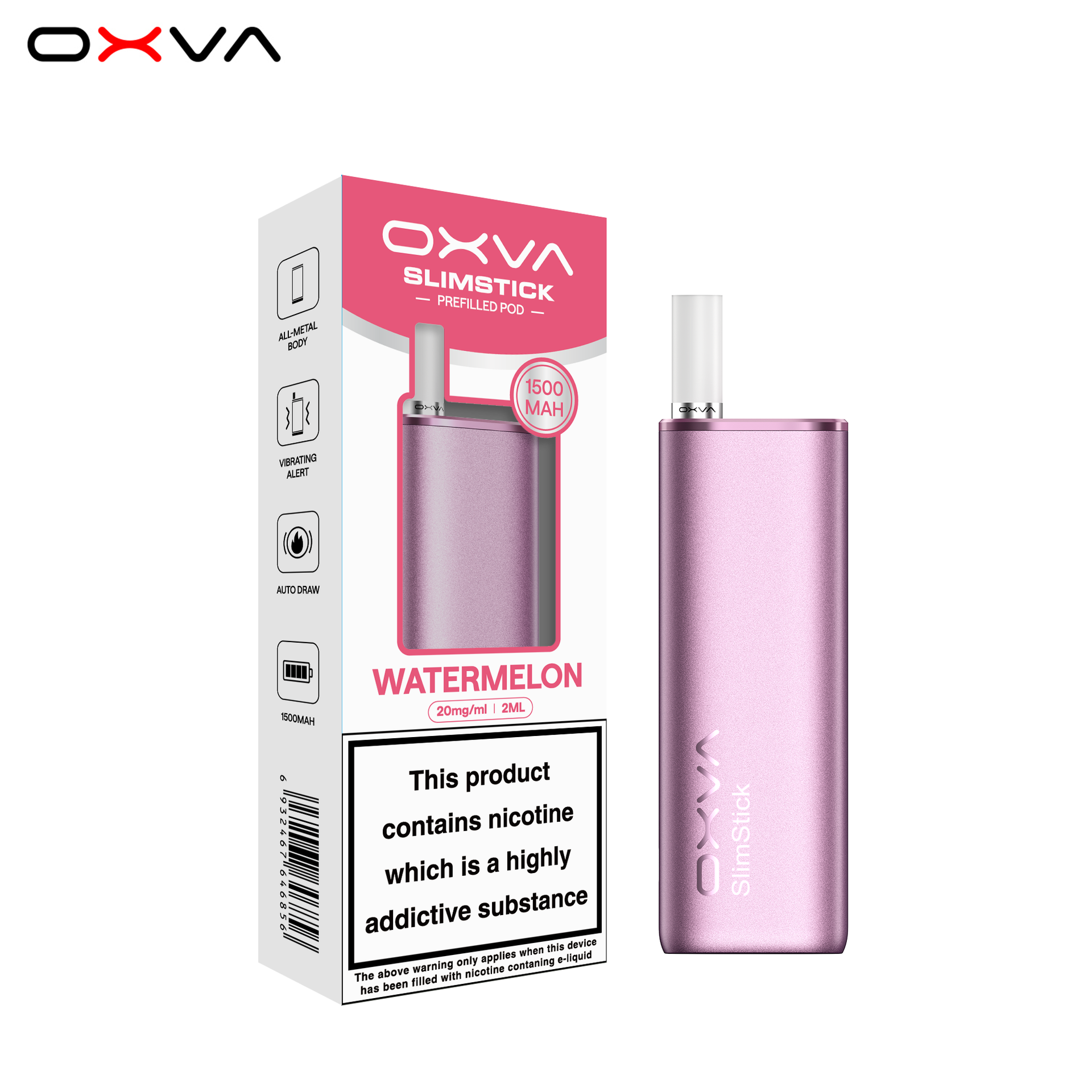 OXVA SlimStick UK in Pink