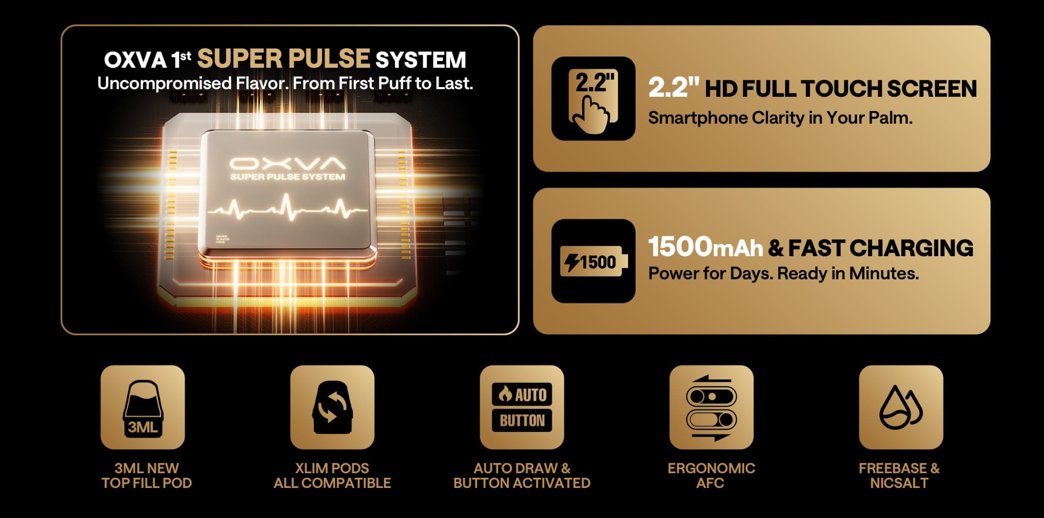 OXVA XLIM 3 Ultra Super Pulse System Banner