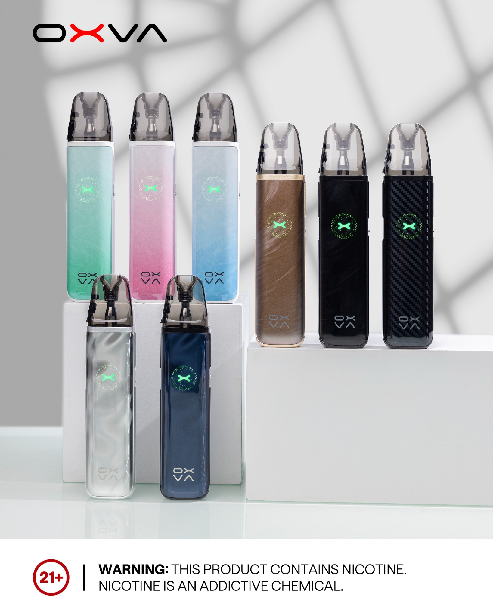 OXVA XLIM Go 2 Pod Kit Colour Lineup UK