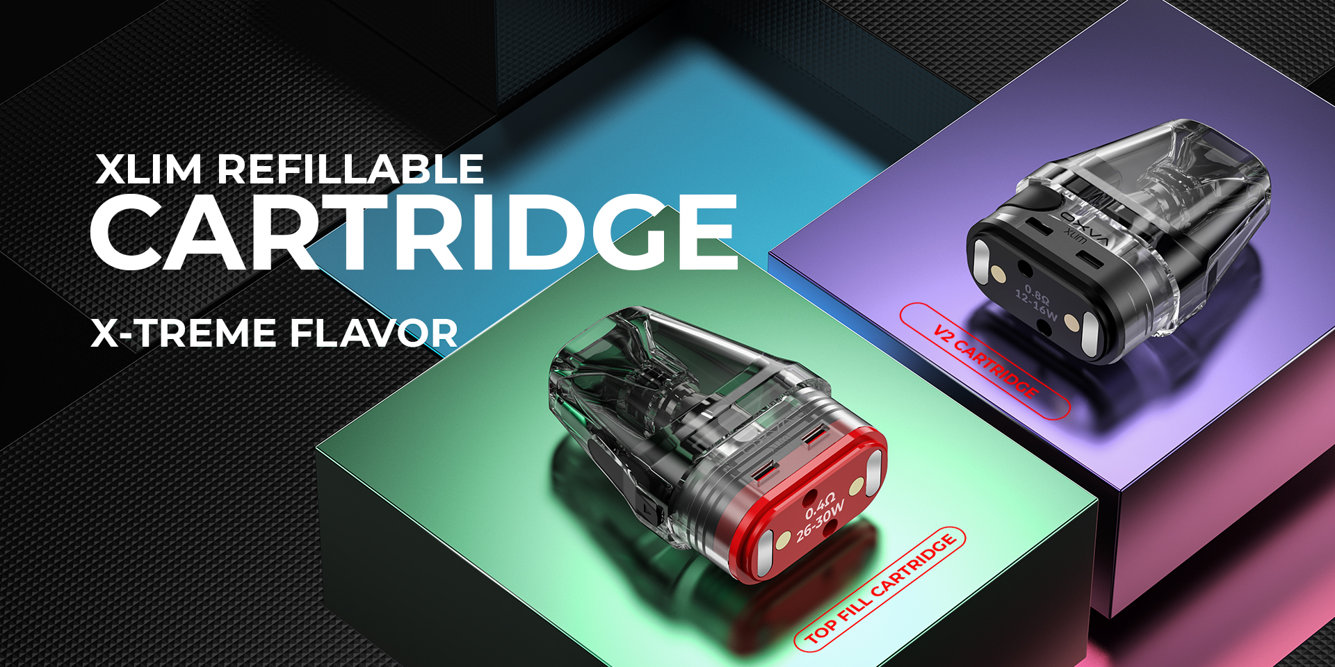 OXVA XLIM V3 Top Fill Pods UK Banner