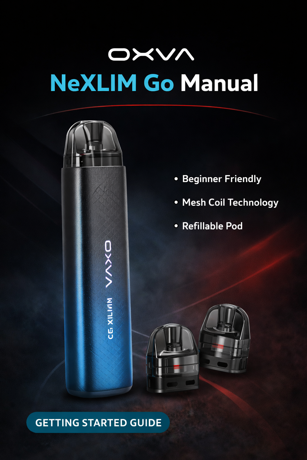 OXVA NeXLIM Go manual hero image