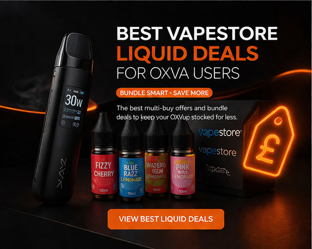 Best Vapestore liquid deals for OXVA users