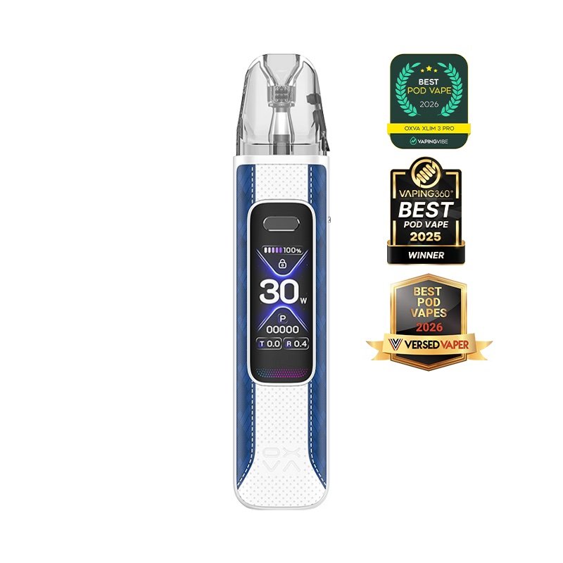 OXVA XLIM Pro 3 pod kit — safe to take on flights in carry-on luggage
