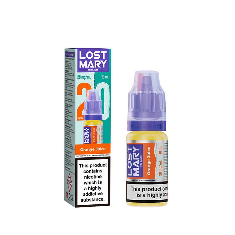 Lost Mary Orange Juice 10ml Nic Salts E-Liquid