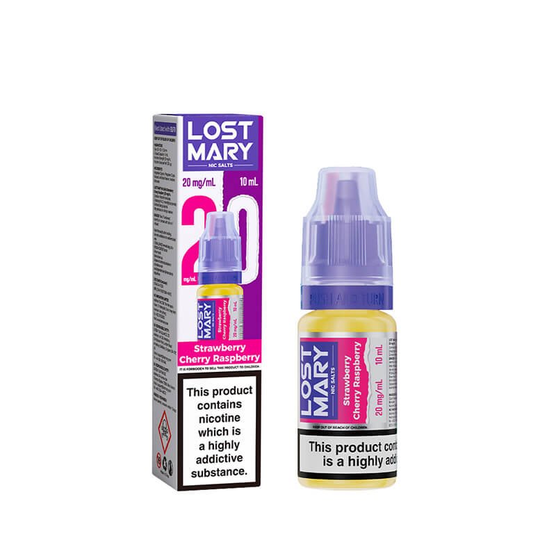 Lost Mary Strawberry Cherry Raspberry 10ml Nic Salts E-Liquid