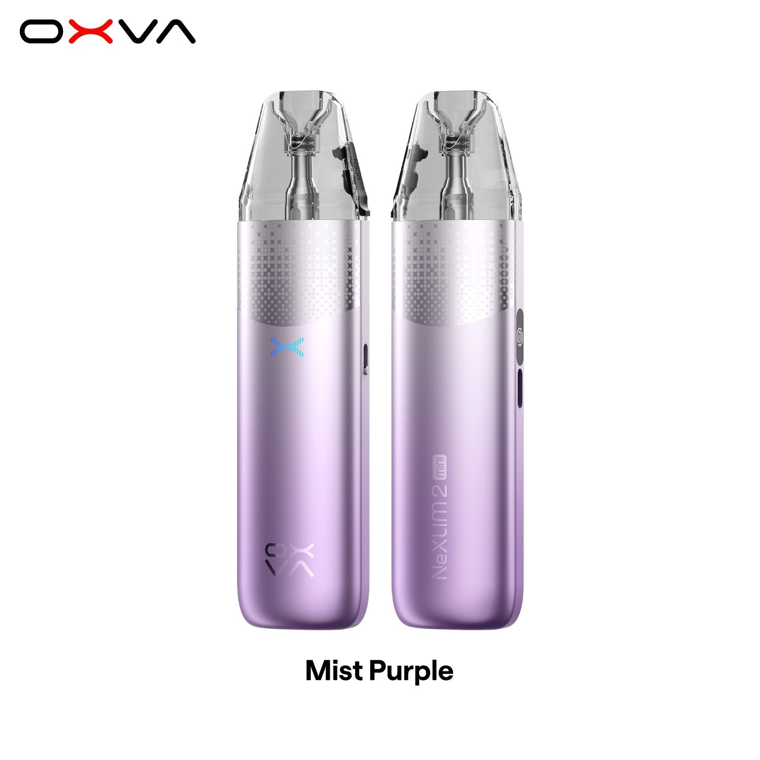 OXVA NeXLIM 2 Mini dual-mesh pod vape kit in Mist Purple colourway