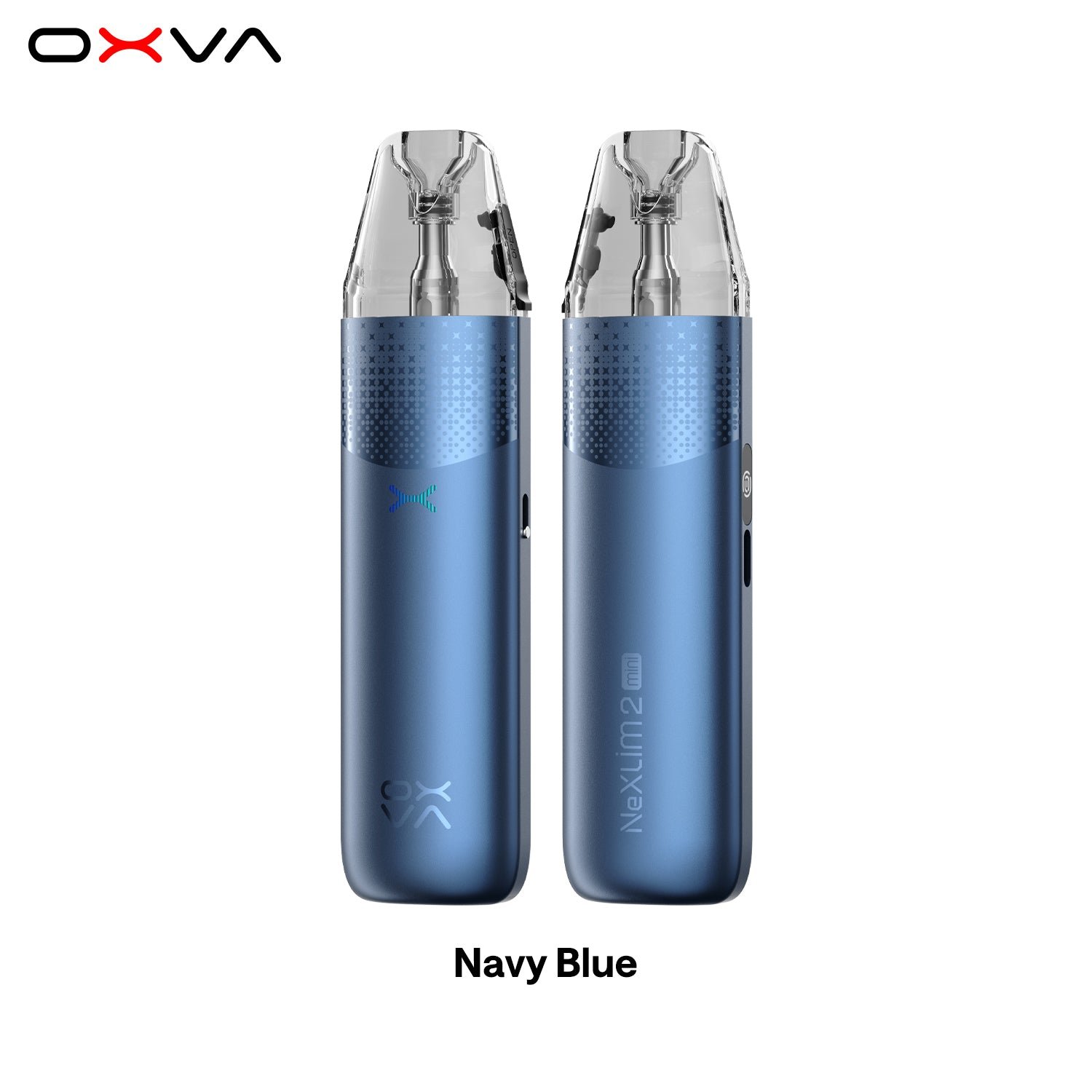 OXVA NeXLIM 2 Mini dual-mesh pod vape kit in Navy Blue colourway