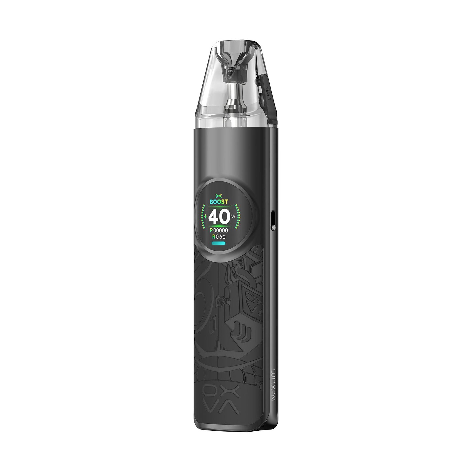 OXVA NeXLIM pod vape kit in Power Black colourway