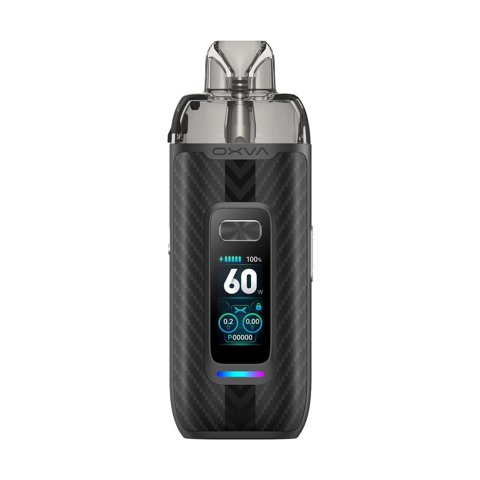 OXVA OXVA VPrime pod vape kit in Black Carbon colourway