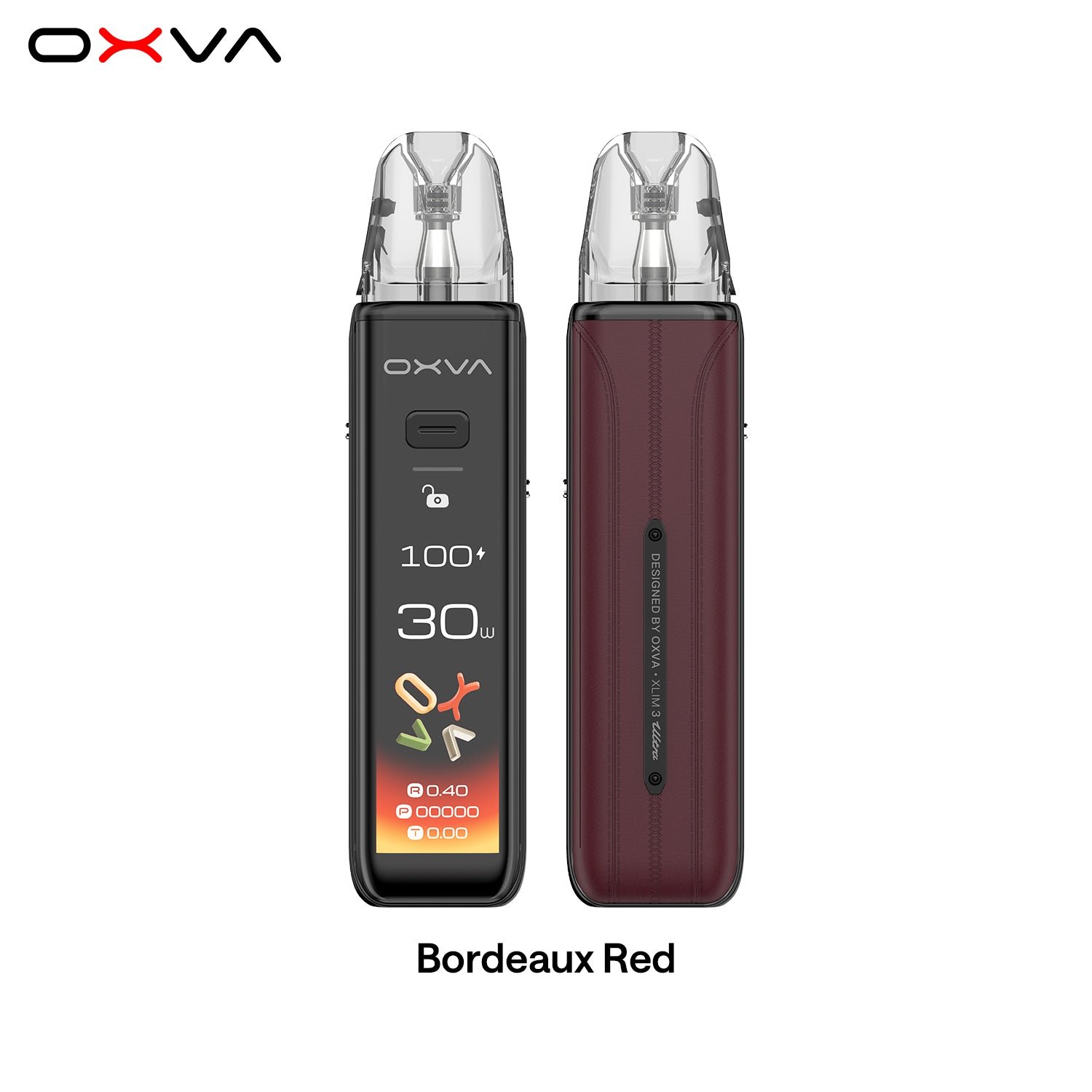 OXVA OXVA XLIM 3 Ultra pod vape kit in Bordeaux Red colourway