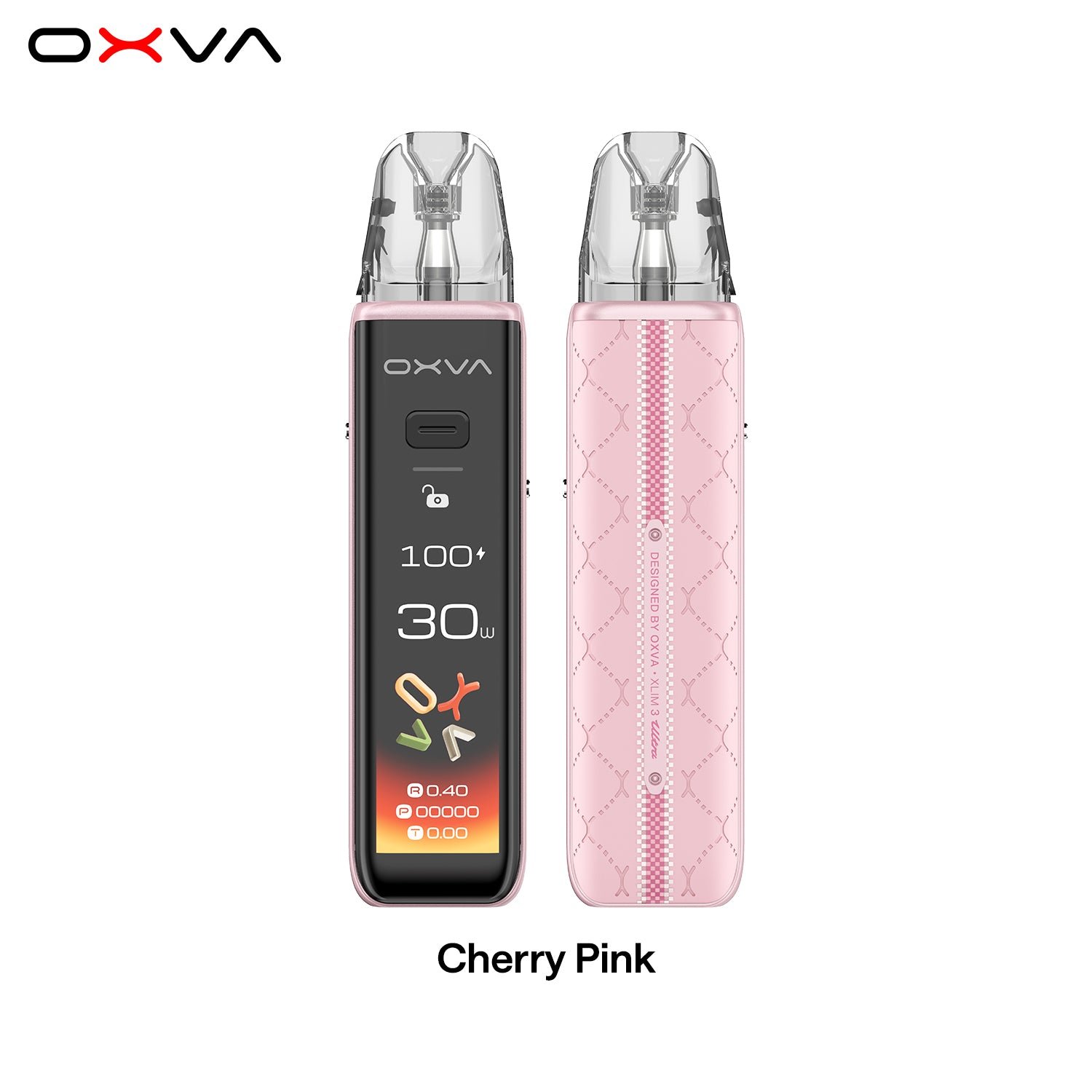 OXVA OXVA XLIM 3 Ultra pod vape kit in Cherry Pink colourway
