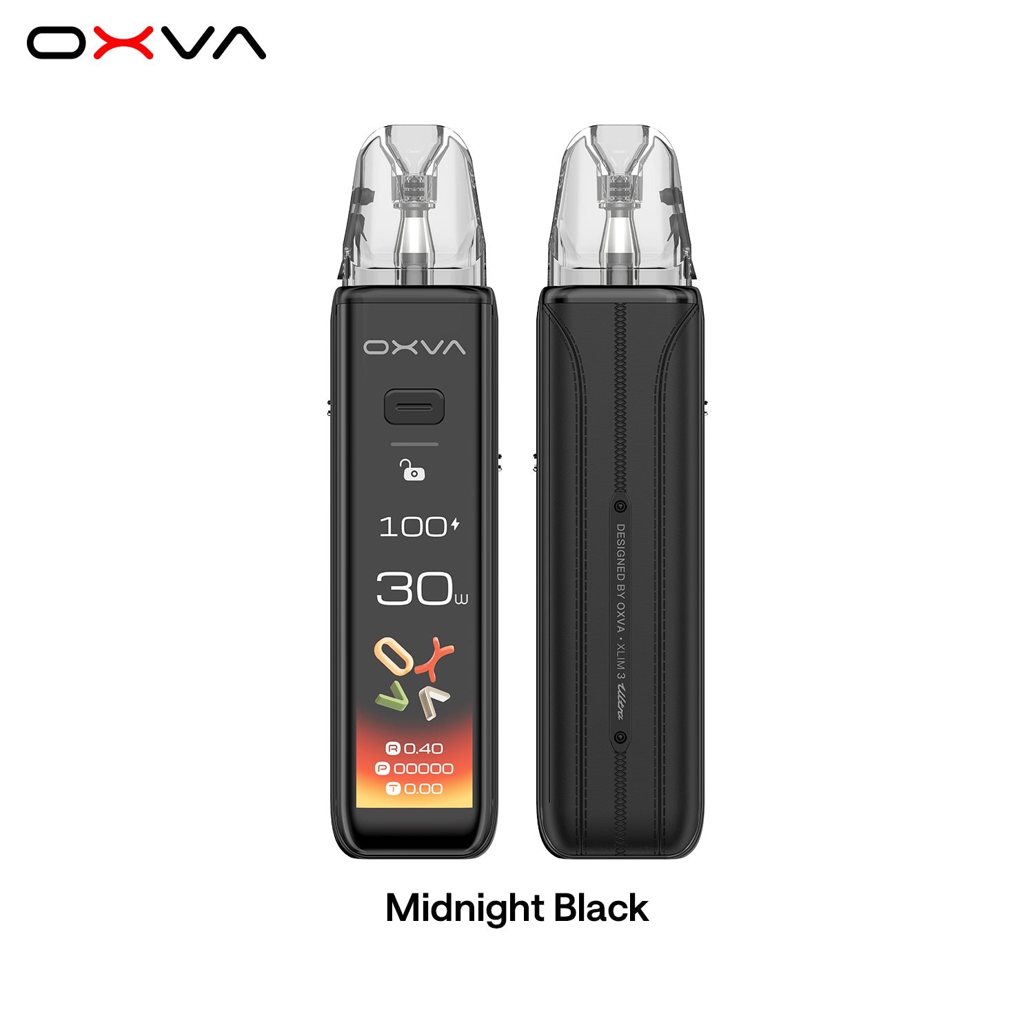 OXVA OXVA XLIM 3 Ultra pod vape kit in Midnight Black colourway