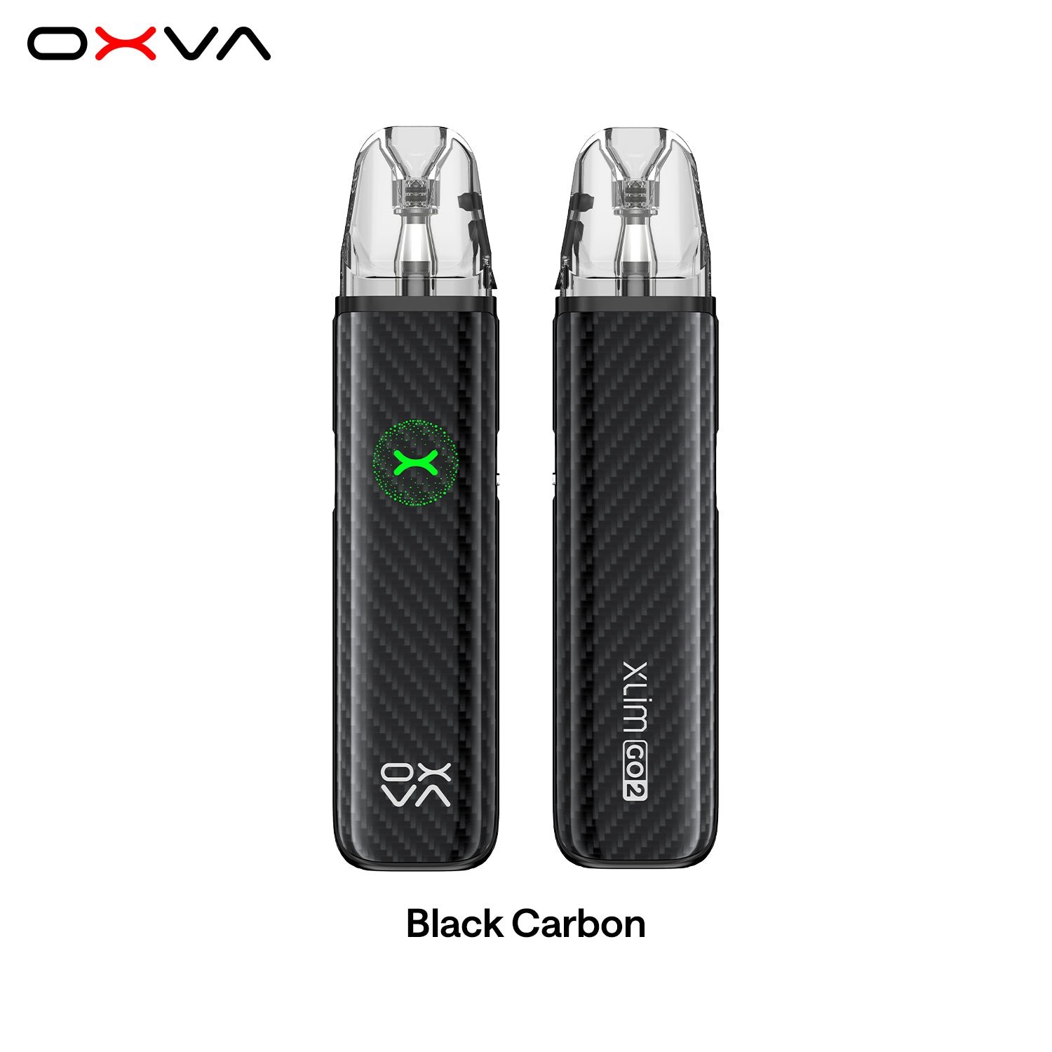 OXVA XLIM Go 2 pod vape kit in Black Carbon colourway