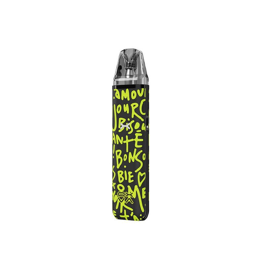 OXVA XLIM Go pod vape kit in Graffiti Black colourway
