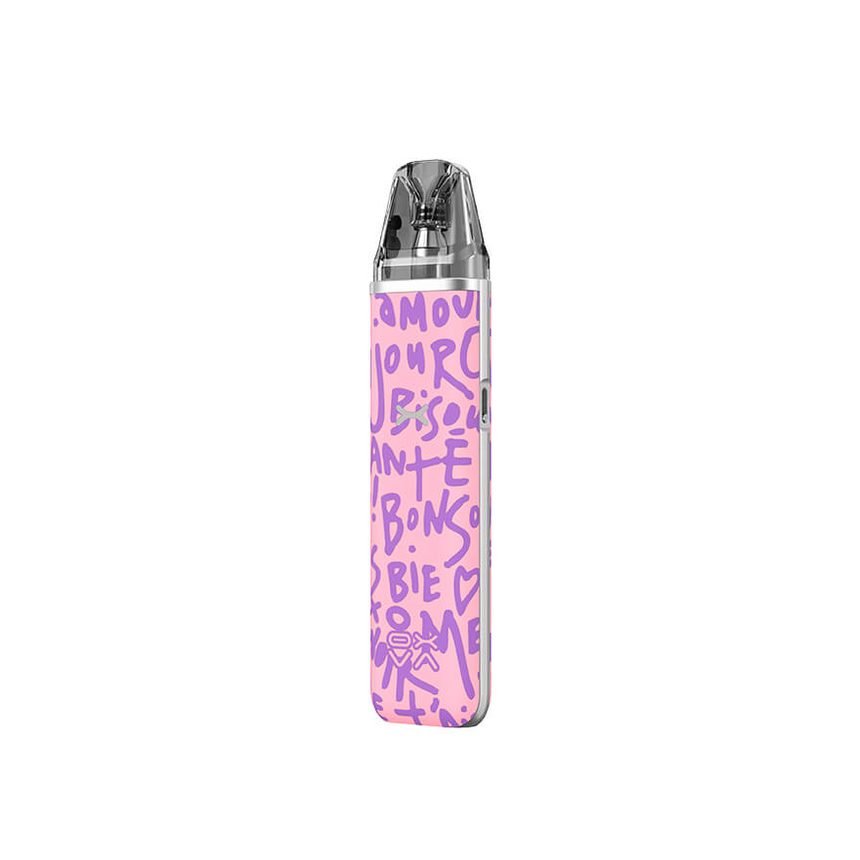 OXVA XLIM Go pod vape kit in Graffiti Pink colourway