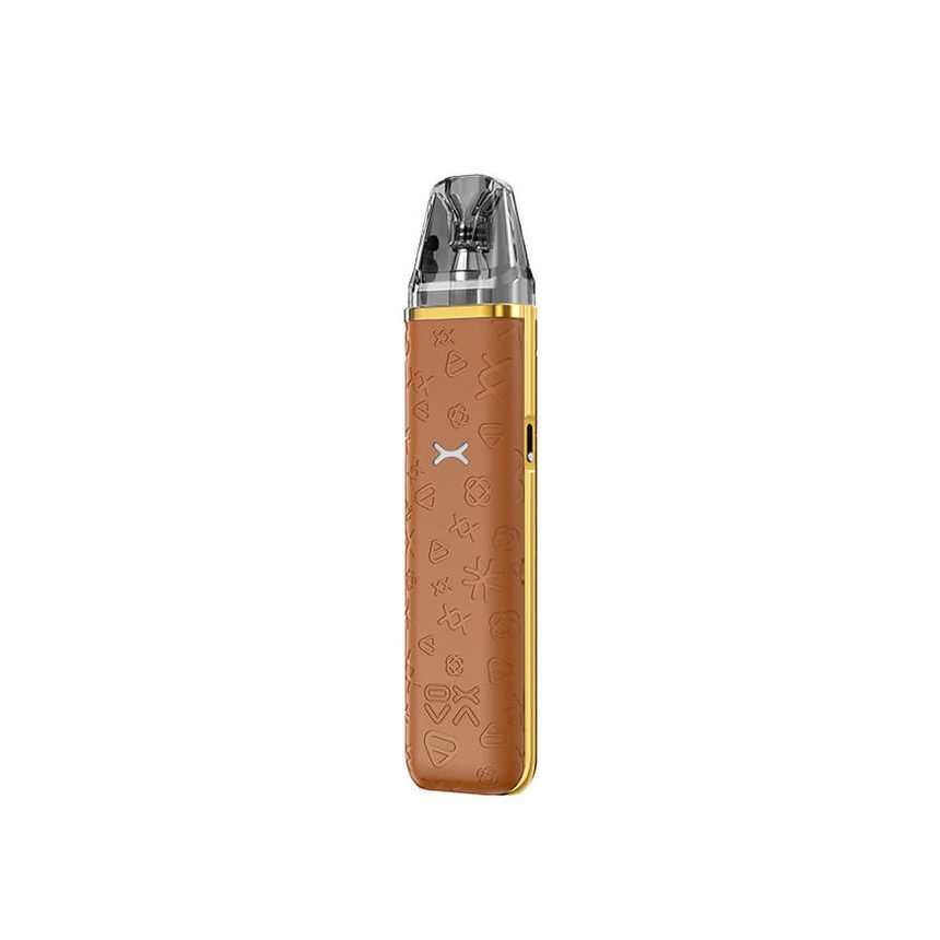 OXVA XLIM Go pod vape kit in Luxe Brown colourway