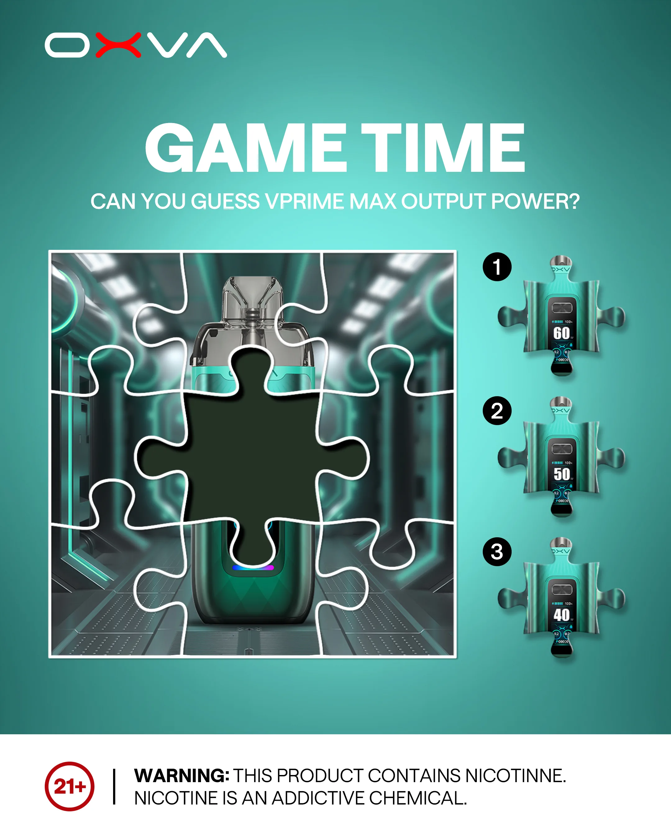 OXVA VPrime Campaign Banner