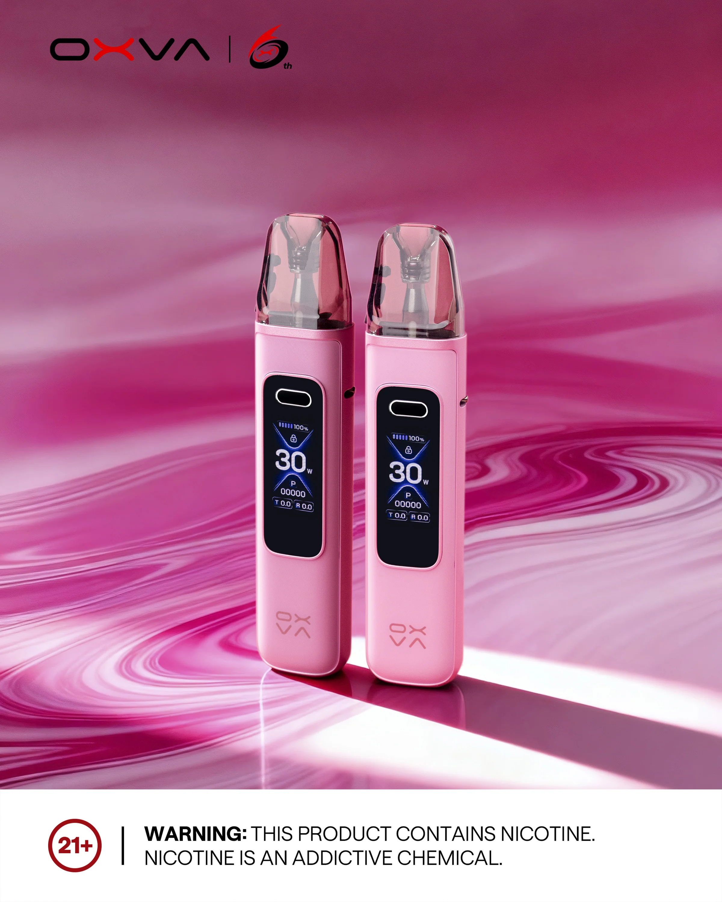 OXVA XLIM Pro 3 fire button detail