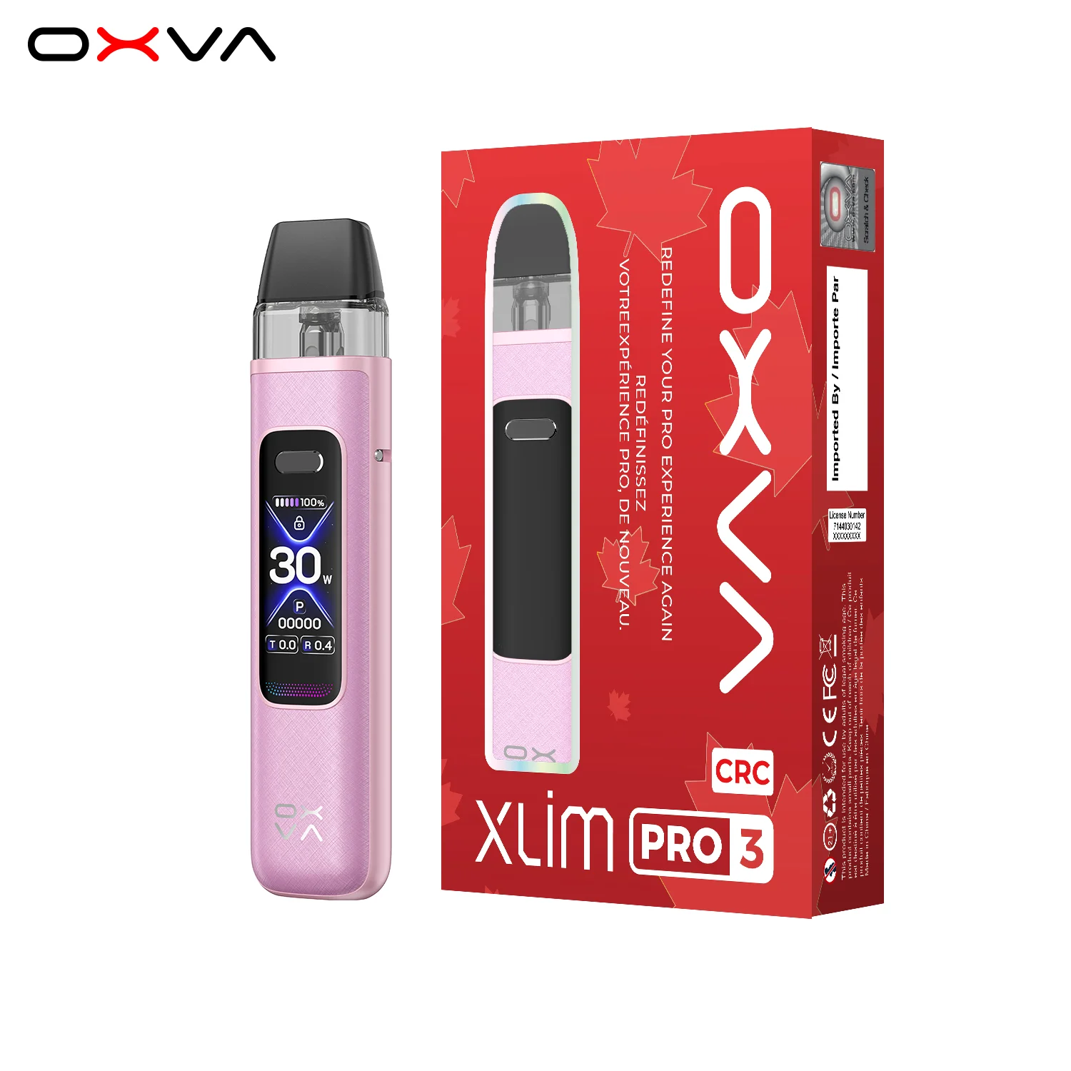 OXVA XLIM Pro 3 Pink Silk